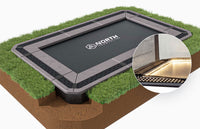North In Ground Trampoline + Safety Net