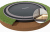 Round | 430 cm Round Trampoline + LED Lights